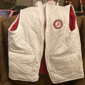 Alabama Quilted Vest with Red Interior